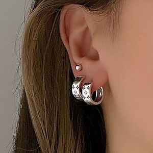 Luxury Sterling Silver Hoop Earrings